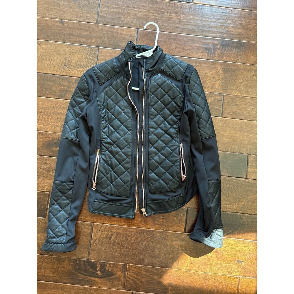 Victoria Sport Faux Leather Moto Jacket XS